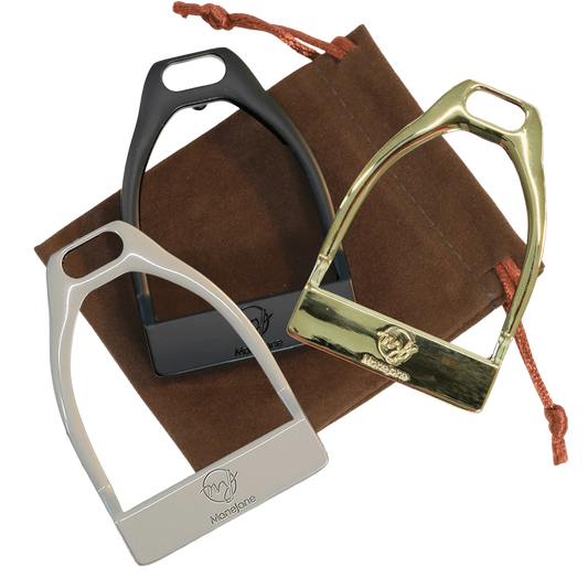 Dreamers & Schemers Stirrup Belt Buckle - Matte Silver