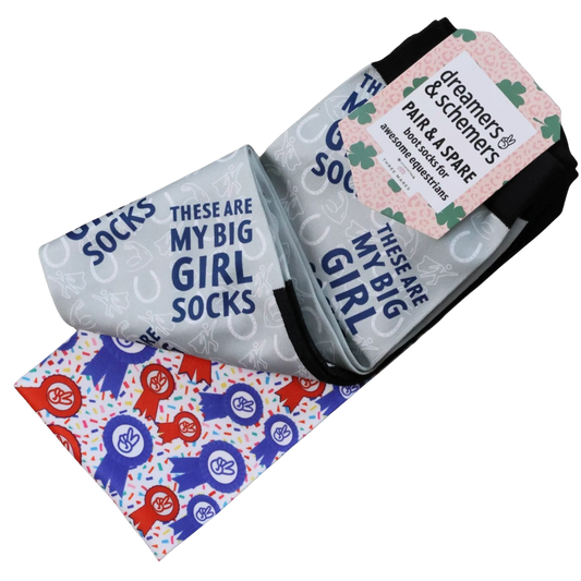 Dreamers & Schemers a Pair & Spare Socks - Big Girl Socks