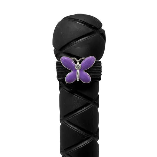Dubois Cheval Crop Charm - Purple Butterfly