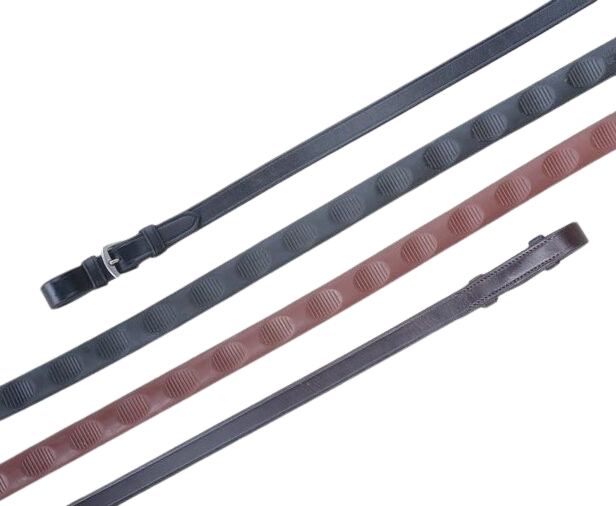 KL Select 5/8" Thumb Grip Reins - Black