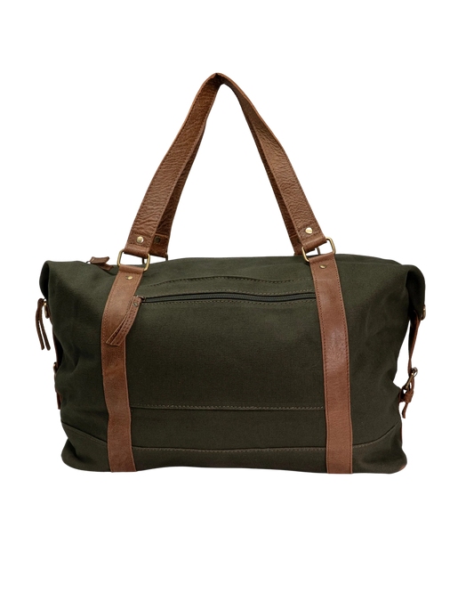 Tucker Tweed Barn Duffle - Green