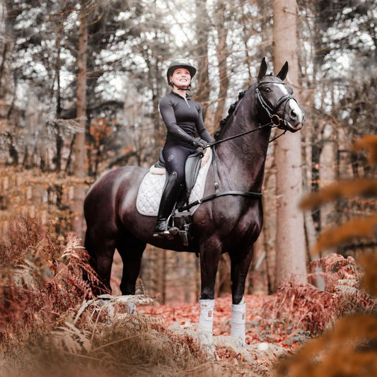 Lumiere Alicia Leather Dressage Breastplate