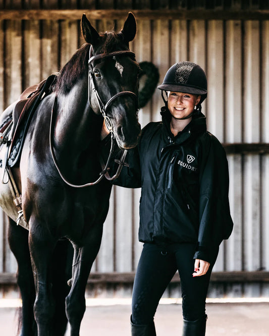 EquiDry Shortie Thin Fleece - Black