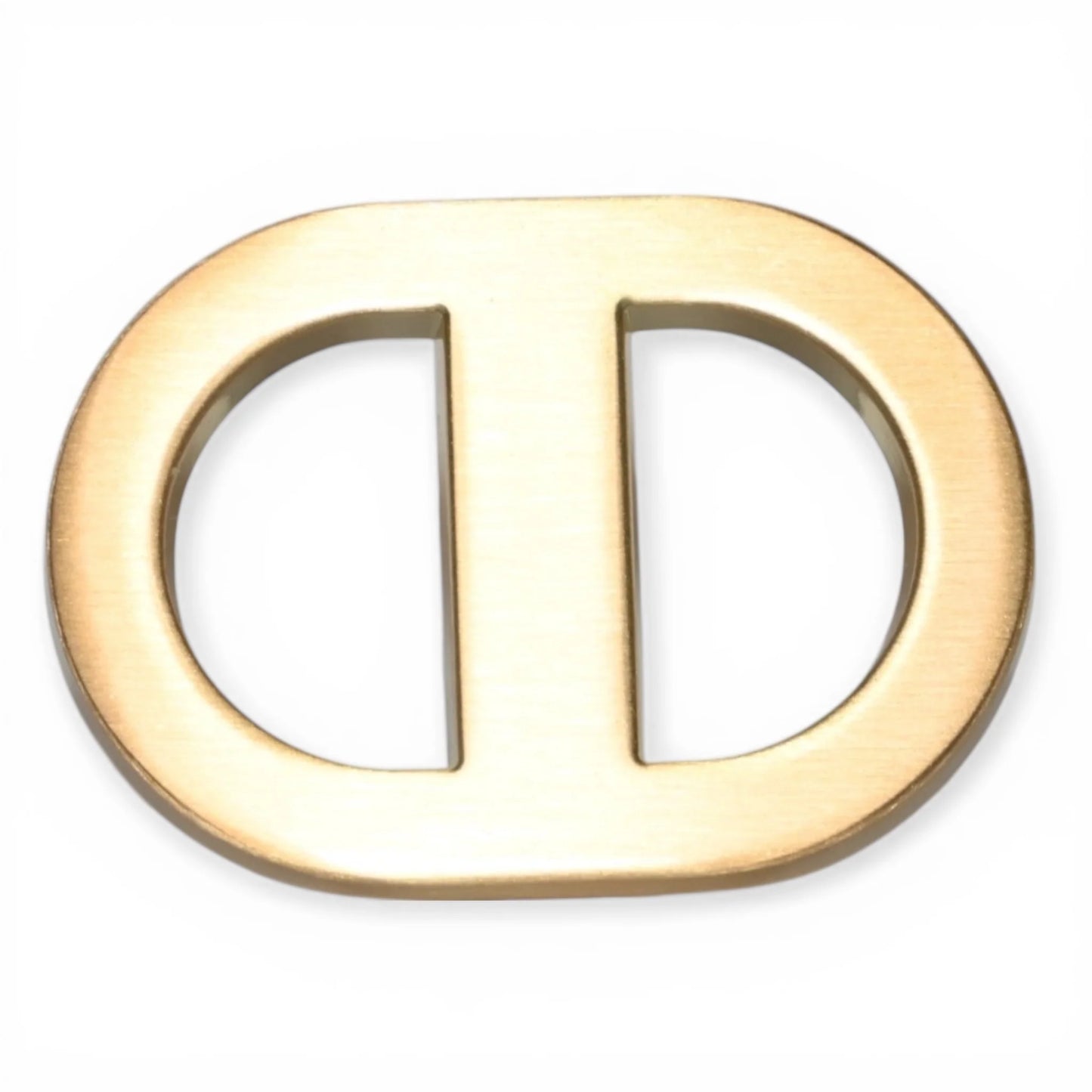 Dubois Cheval Audrey Reversible Belt Buckle - Brushed Gold Link
