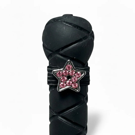 Dubois Cheval Crop Charm - Pink Sparkly Star