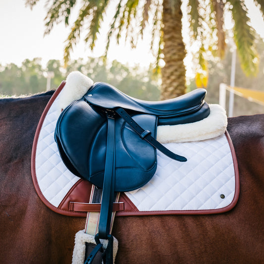 16 Cypress Jumper Pad - White & Cognac