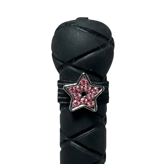 Dubois Cheval Crop Charm - Pink Sparkly Star