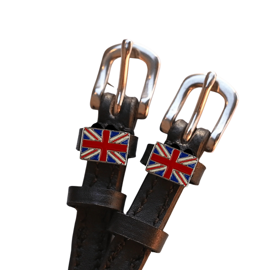 Dreamers & Schemers Spur Straps - UK Flag
