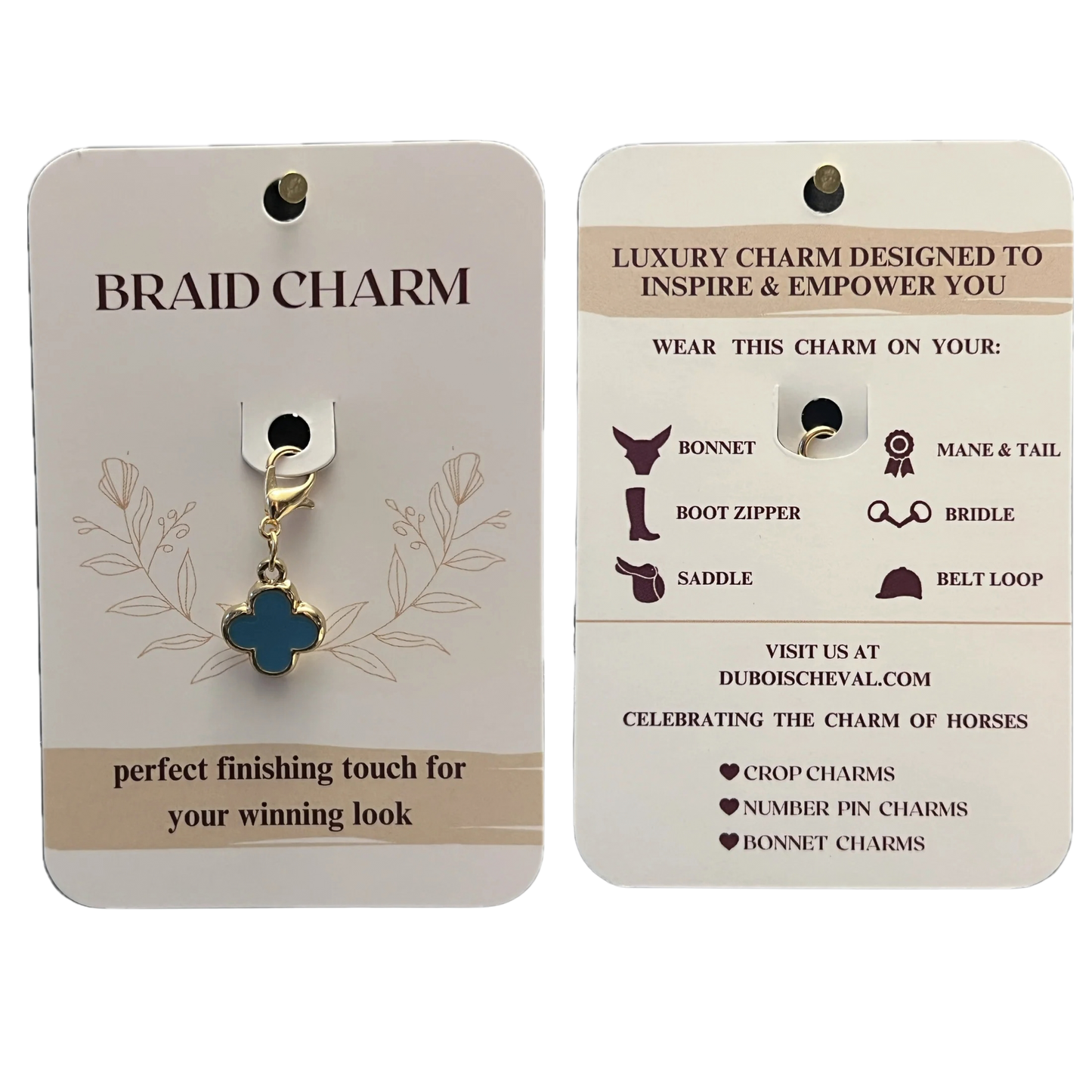 Dubois Cheval Braiding Clover Charm