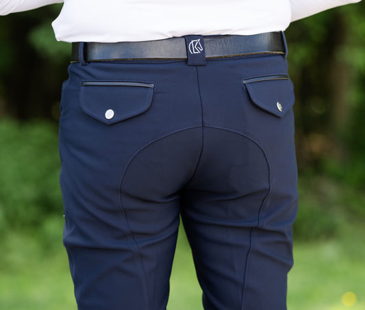 KL Select Men's Evan Breeches - Navy & Black