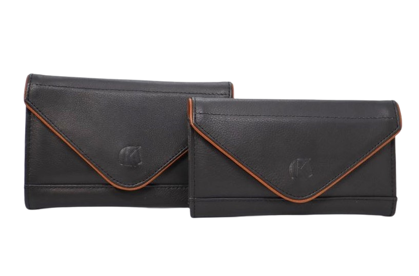 KL Select Phone Pocket - Black & Cognac