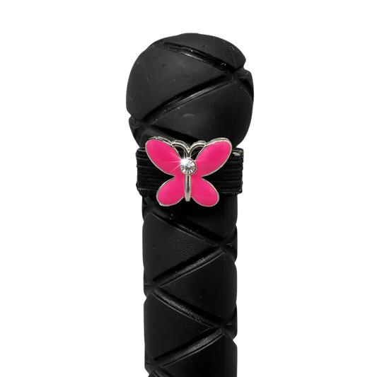 Dubois Cheval Crop Charm - Pink Butterfly