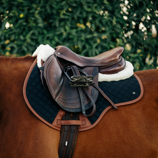 16 Cypress Close Contact pad - Black & Cognac