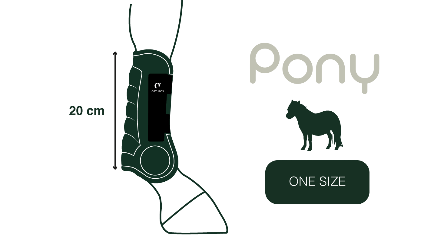 Gatusos Open Front Pony Boots