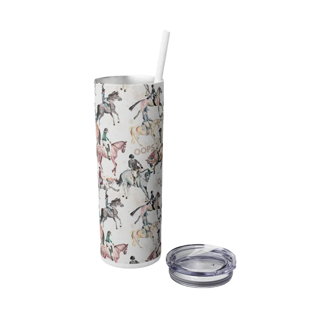 Dumpster Fire Dressage Tumbler - Oops Censored