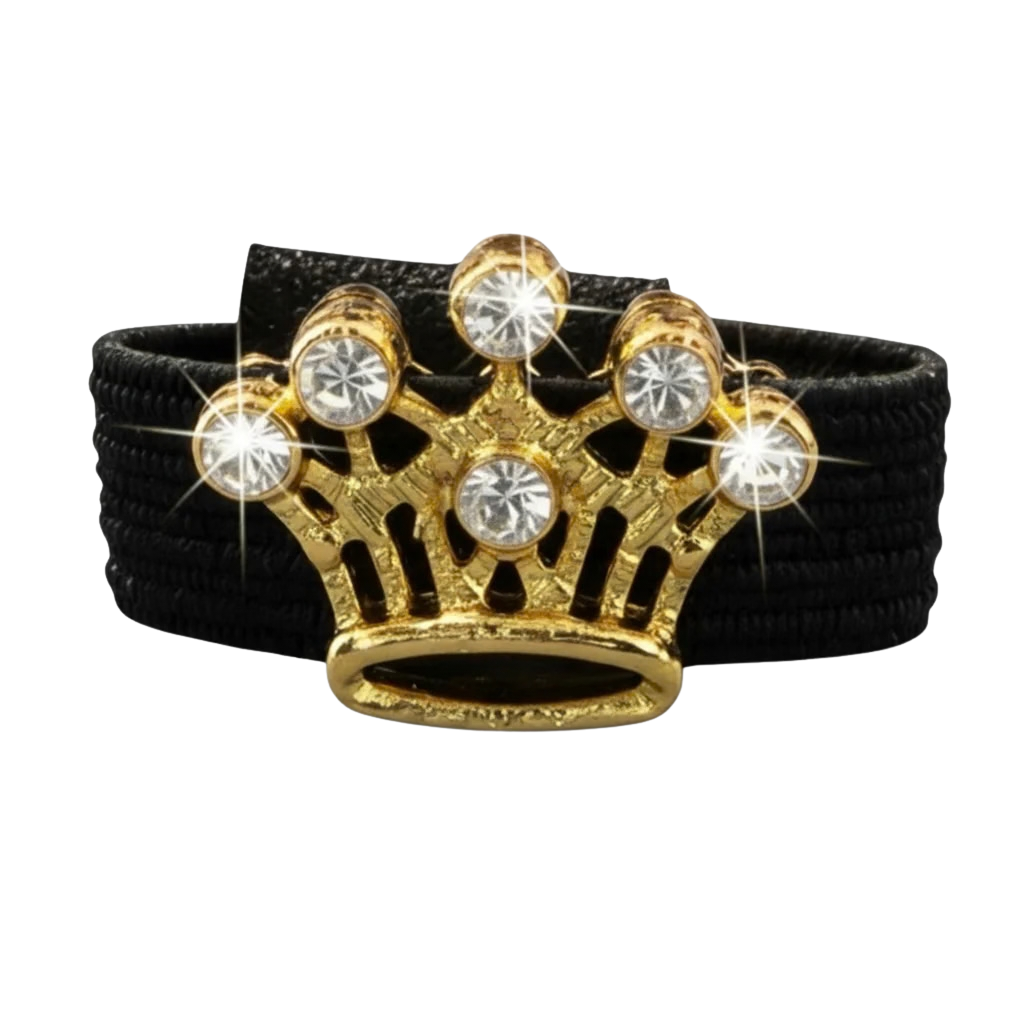 Dubois Cheval Crop Charm - Gold Crown