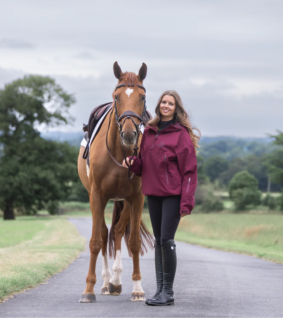 EquiDry Waterproof Storm Smock - Burgundy