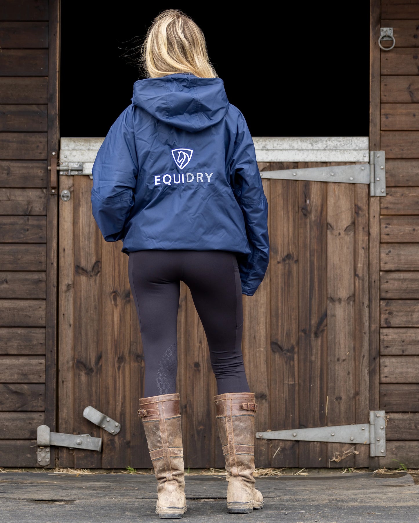 EquiDry Shortie Thin Fleece - Navy