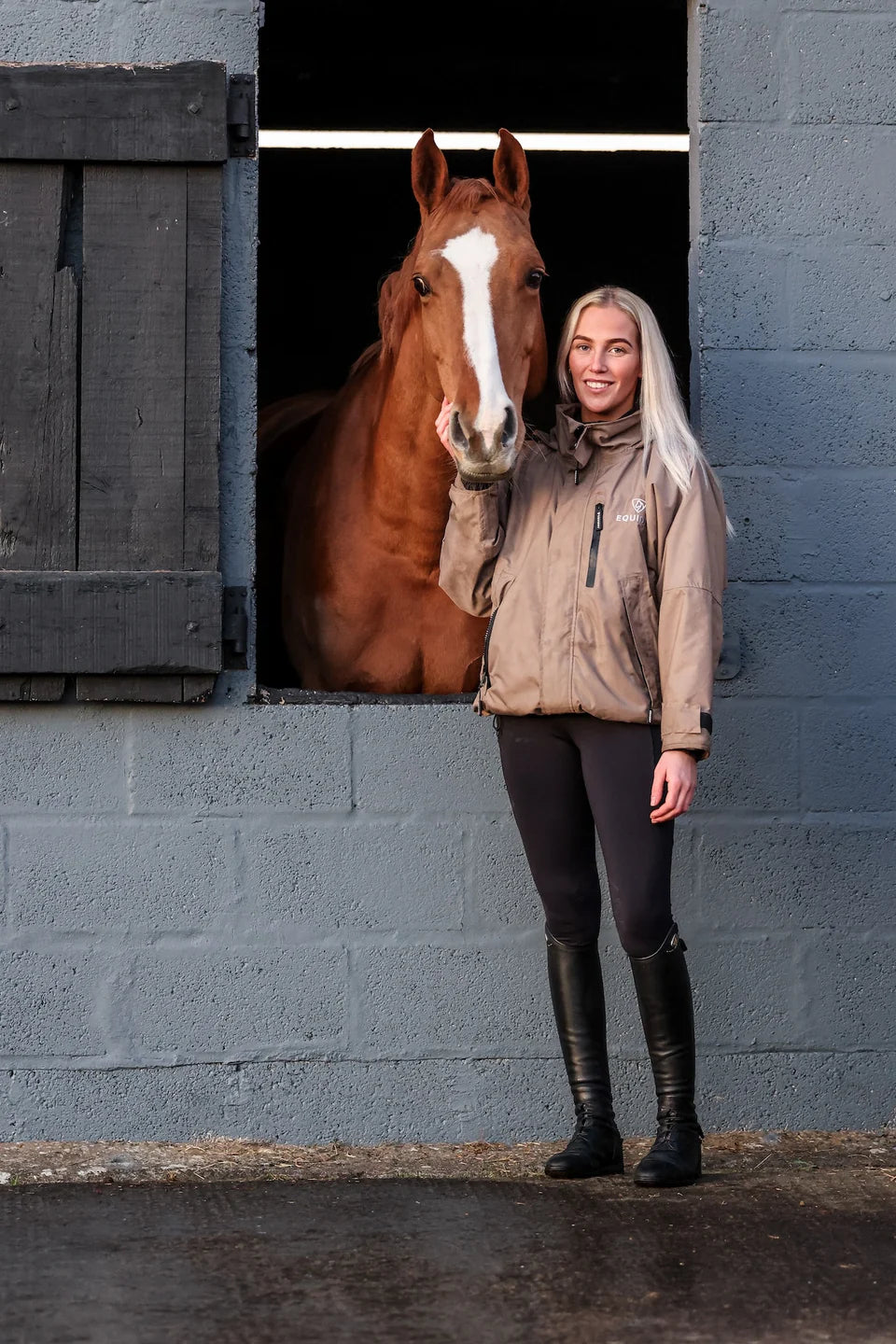 EquiDry Shortie Thin Fleece - Mocha