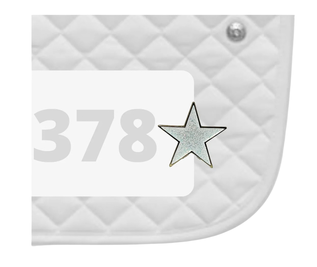 Dubois Cheval Number Pin Charm - Shining Star