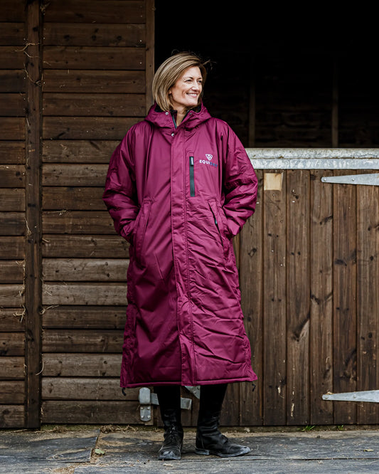 EquiDry Thick Fleece Evolution - Plum & Navy