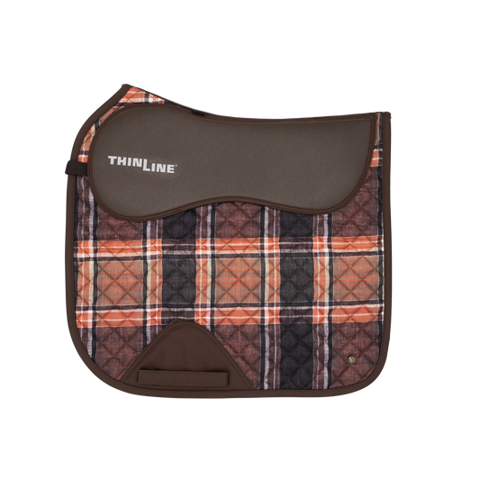 16 Cypress x Thinline Dressage Pad - Feild Plaid & Hickory