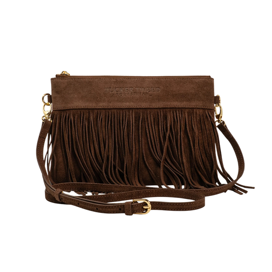 Tucker Tweed XL Wellington Suede Wristlet Summer Fringe - Limited Edition