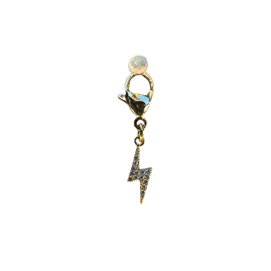 Dubois Cheval Braiding Charm - Sparkly Lightening Bolt