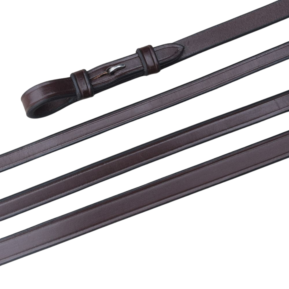 KL Select Black Oak Plain Reins - Brown
