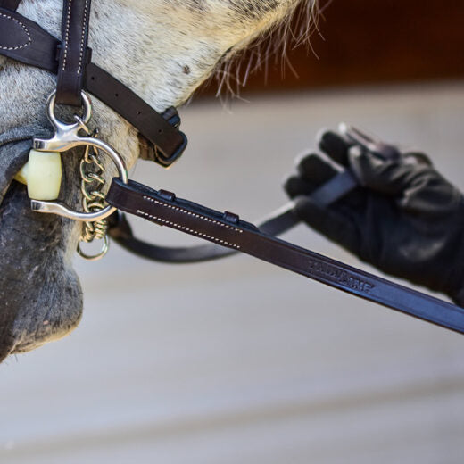 ThinLine Classic Wrapped Reins With Stud Hook & Stops