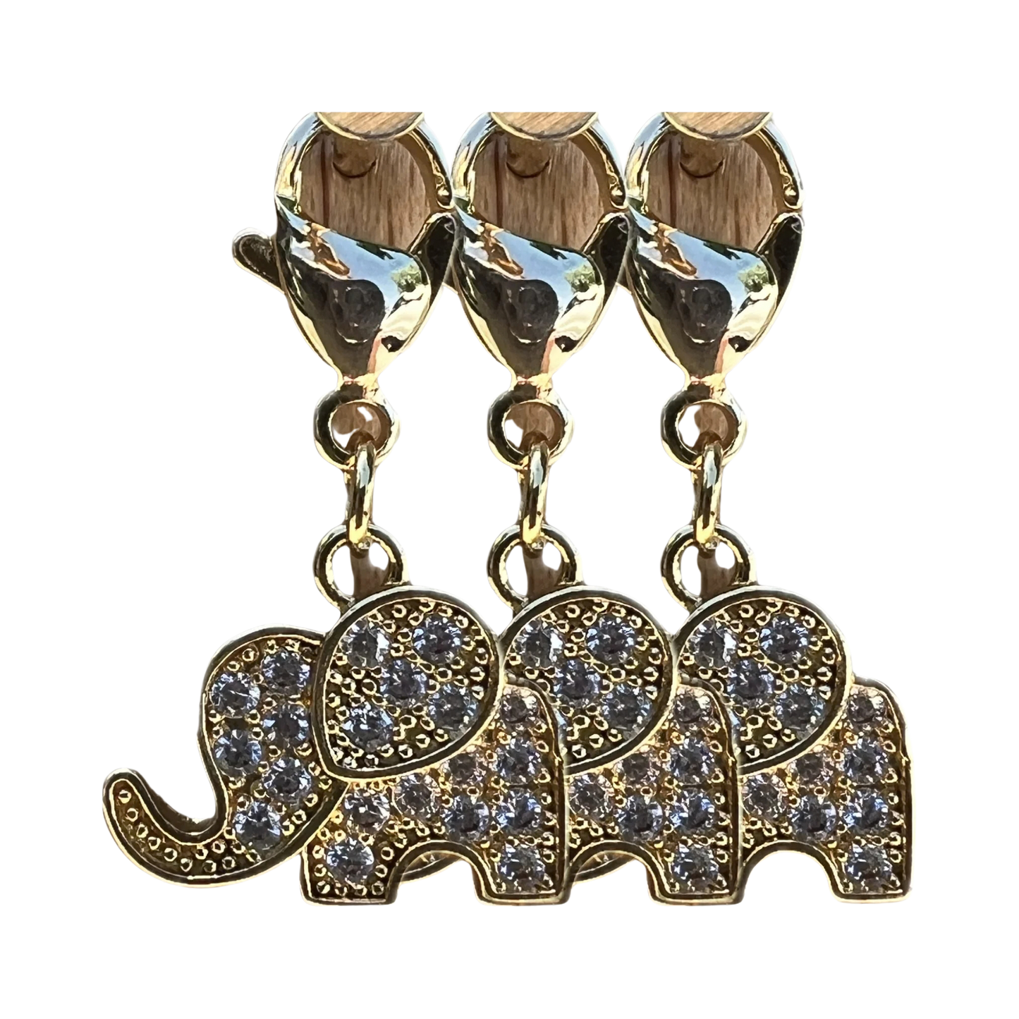 Dubois Cheval Braiding Charm - Sparkly Elephant