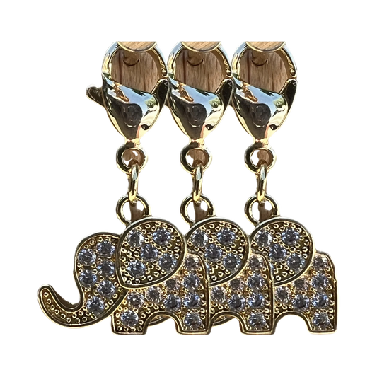 Dubois Cheval Braiding Charm - Sparkly Elephant