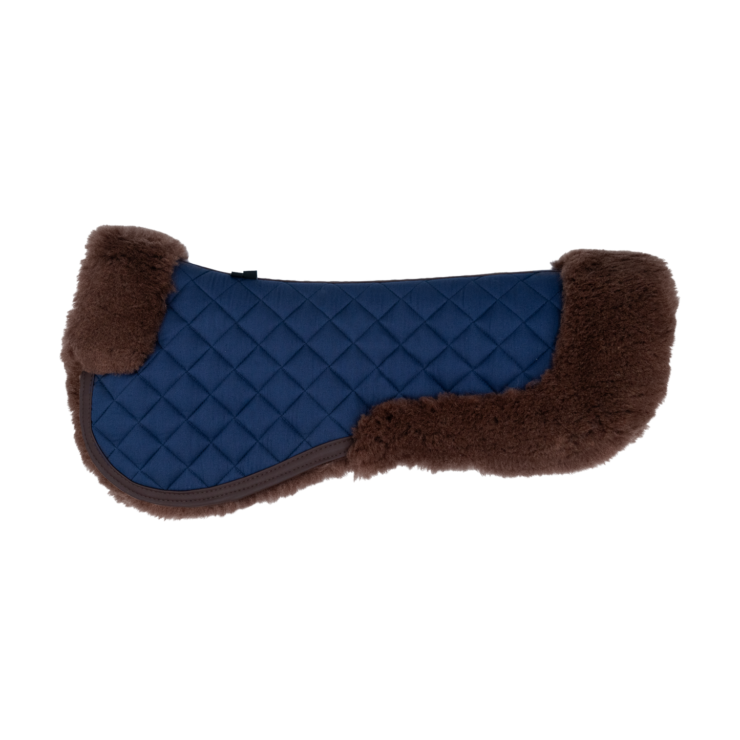 16 Cypress Merino Wool Fleece Half Pad - Navy & Hickory