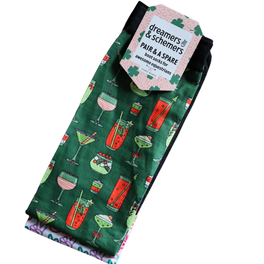 Dreamers & Schemers a Pair & Spare Socks - Jingle Juice