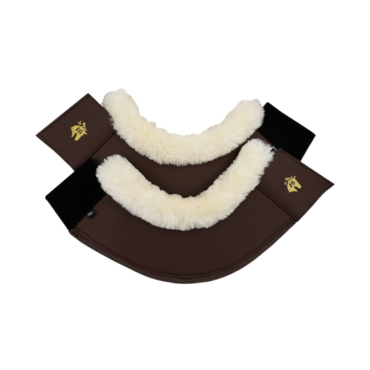 16 Cypress Leatherette Bell Boots - Hickory
