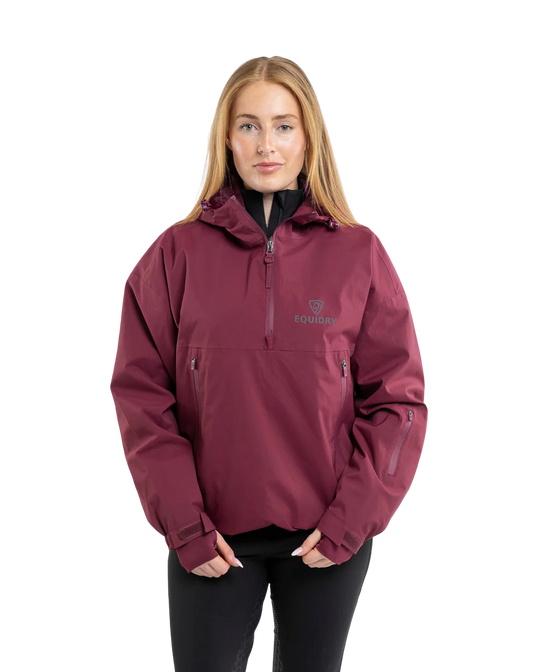 EquiDry Women's Waterproof Storm Smock - Burgundy