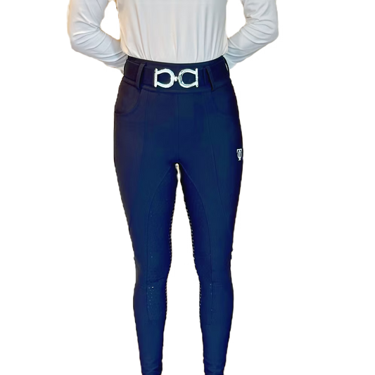 Theo Equestrian Breeches - Navy