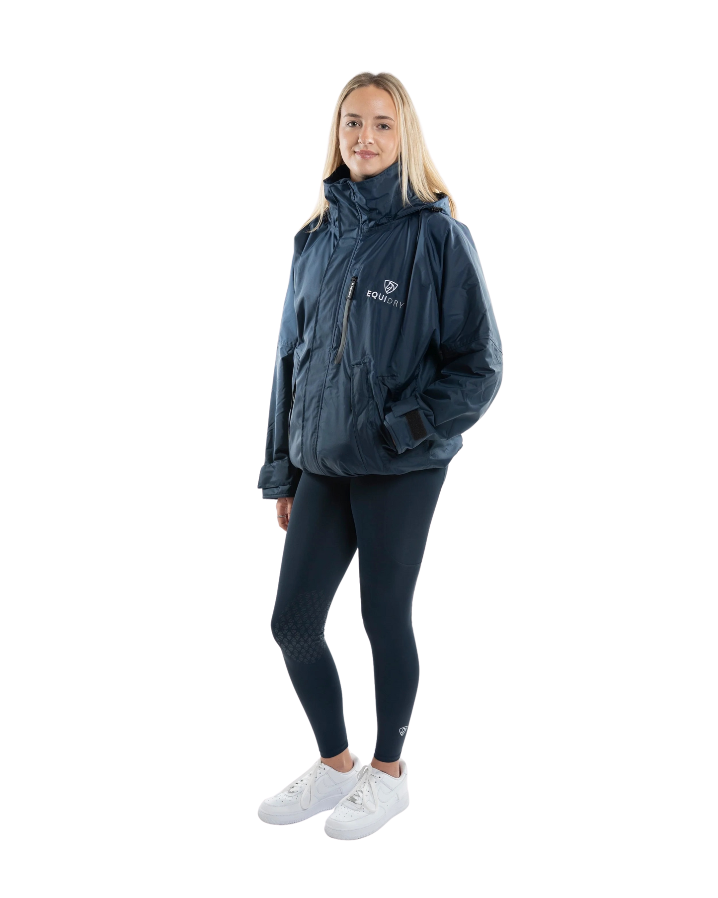 EquiDry Shortie Thin Fleece - Navy