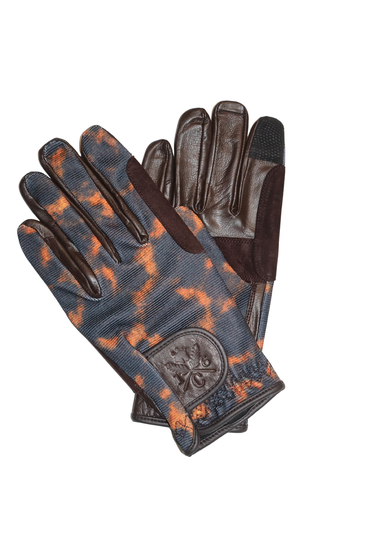 16 Cypress Riding Gloves - Amber Tortoise & Tobacco