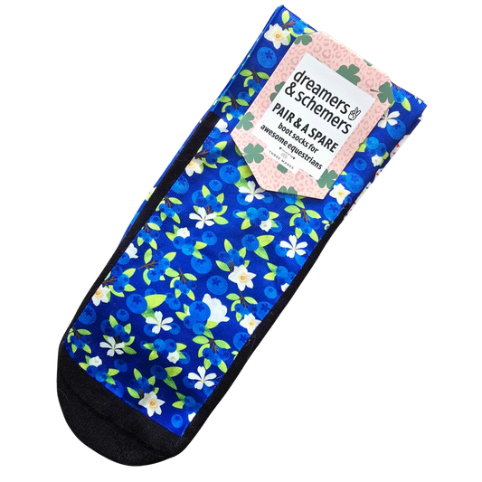 Dreamers & Schemers a Pair & Spare Socks - Blueberries