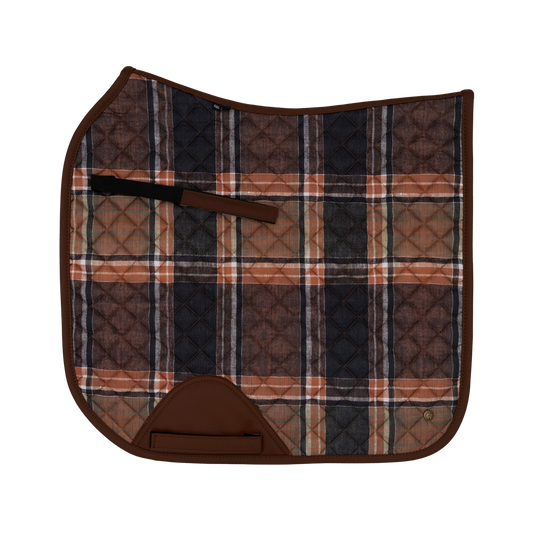 16 Cypress Dressage Pad - Field Plaid & Hickory