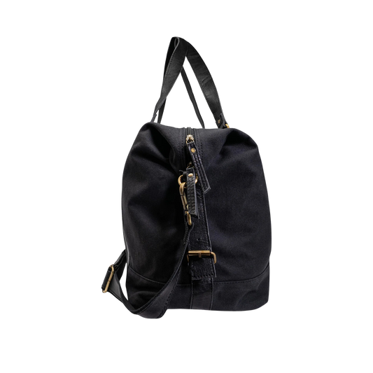 Tucker Tweed Barn Duffle - Black