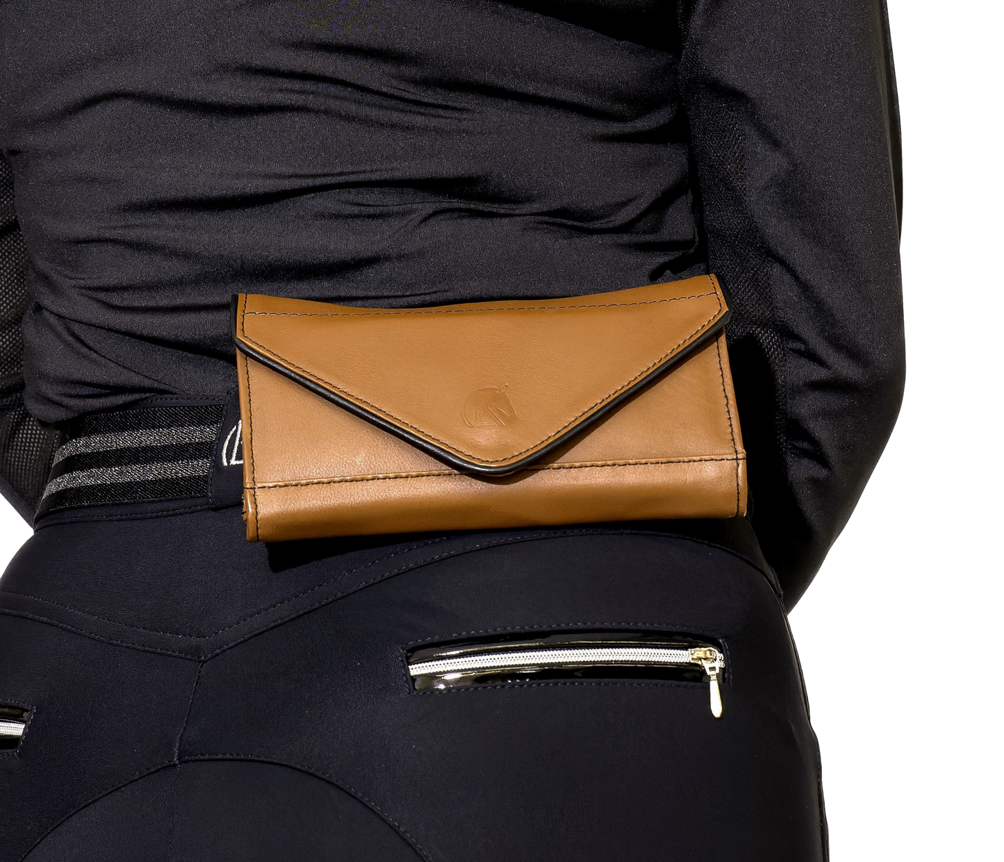 KL Select Phone Pocket - Cognac & Black