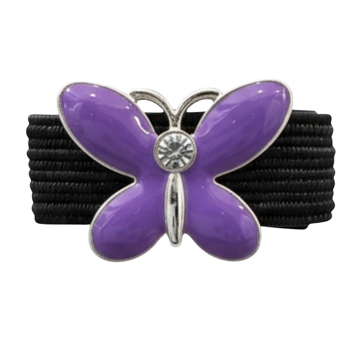 Dubois Cheval Crop Charm - Purple Butterfly