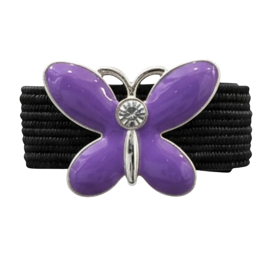 Dubois Cheval Crop Charm - Purple Butterfly