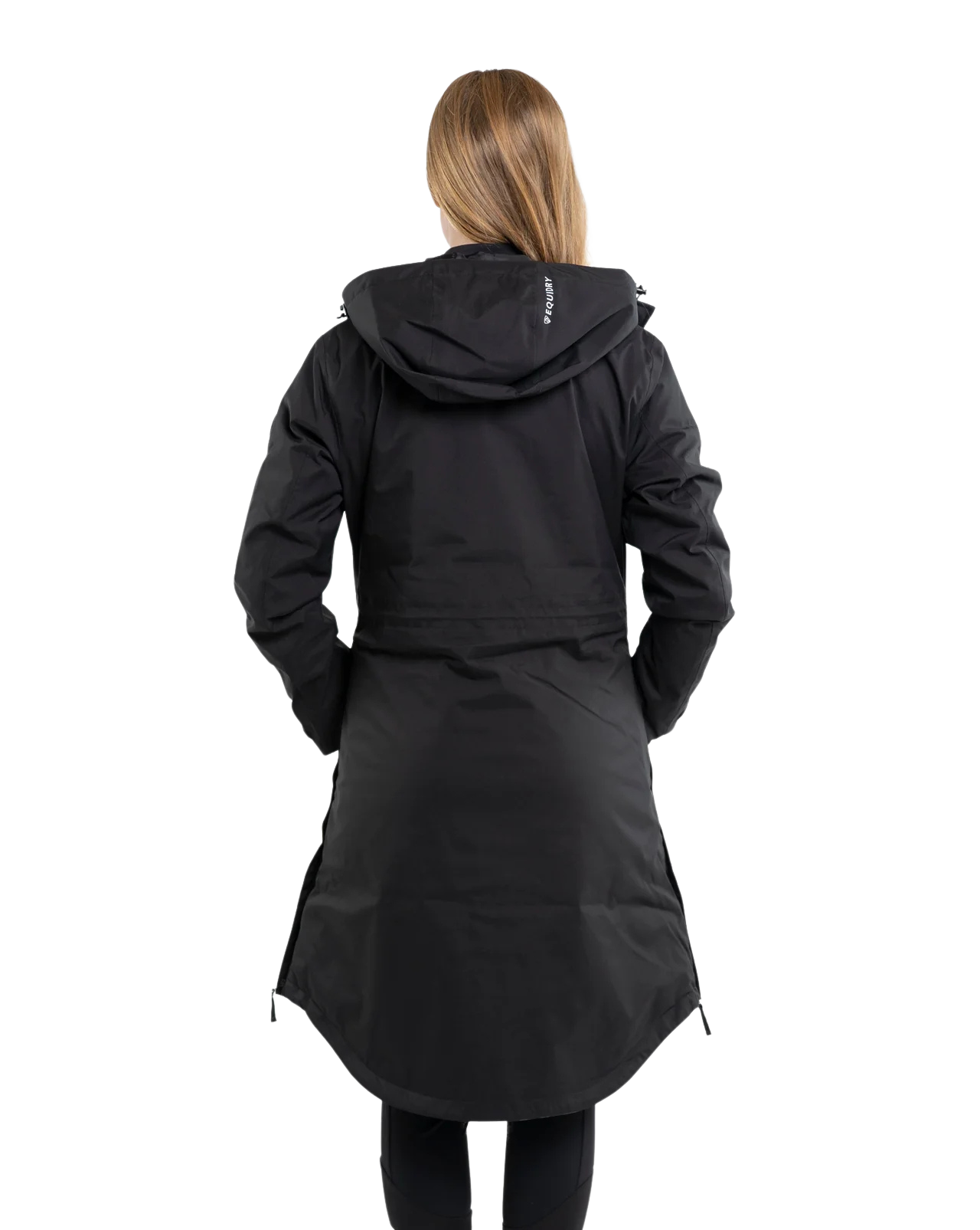 EquiDry Women's Bronte Riding Coat with Removable Hood - Black