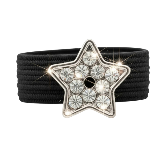 Dubois Cheval Crop Charm - Silver Sparkly Star