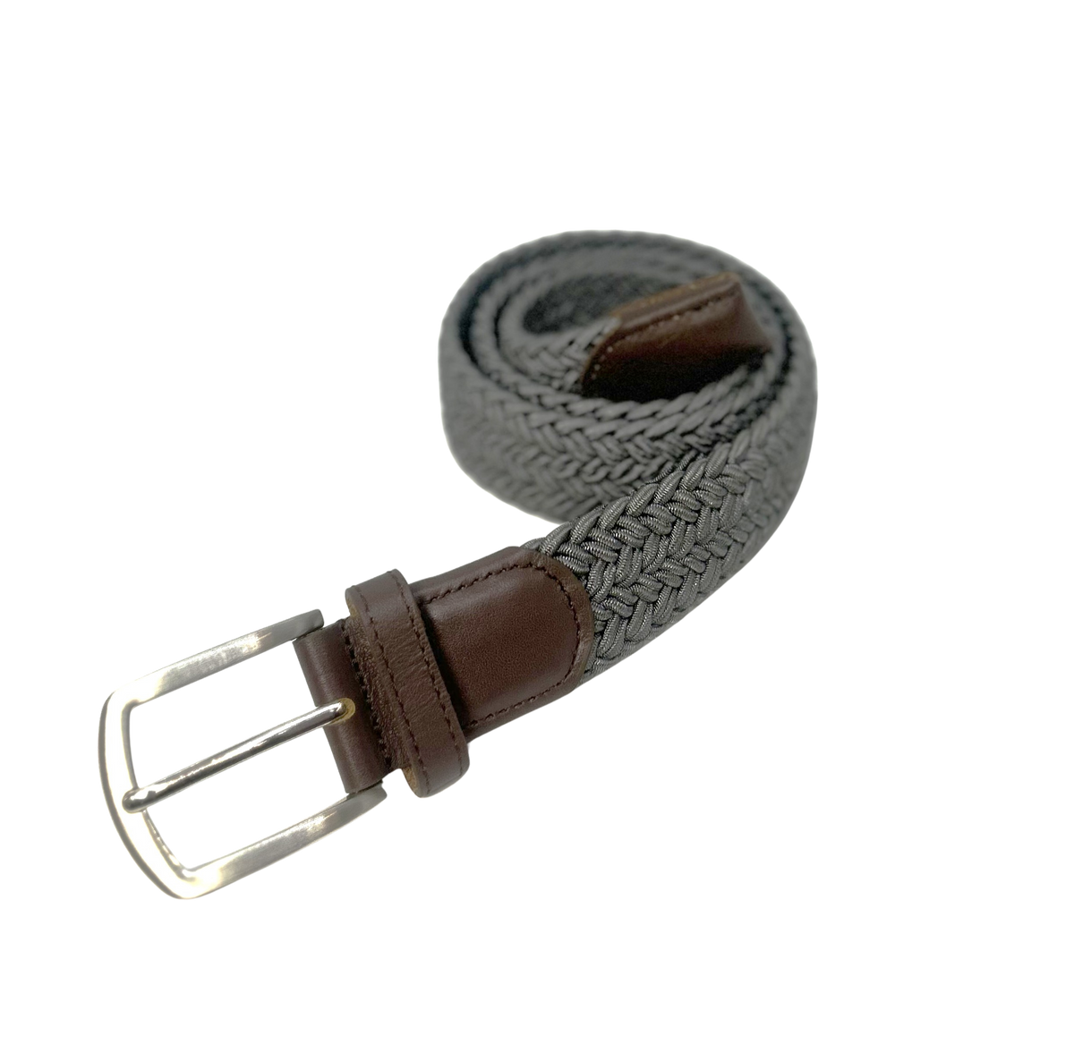 KL Select Silky Stretch Belt - Grey