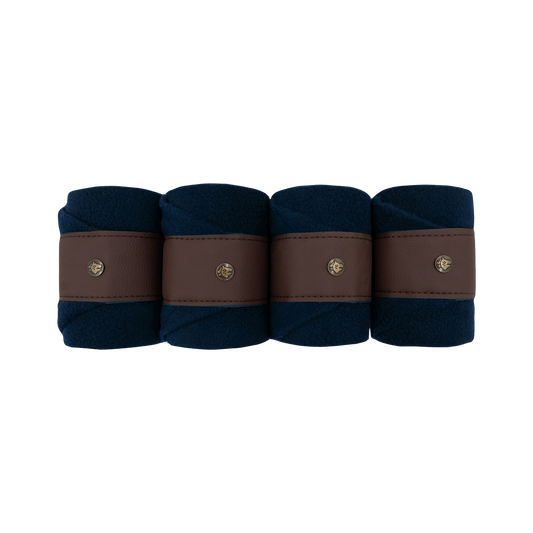 16 Cypress Leatherette Polos - Navy & Hickory