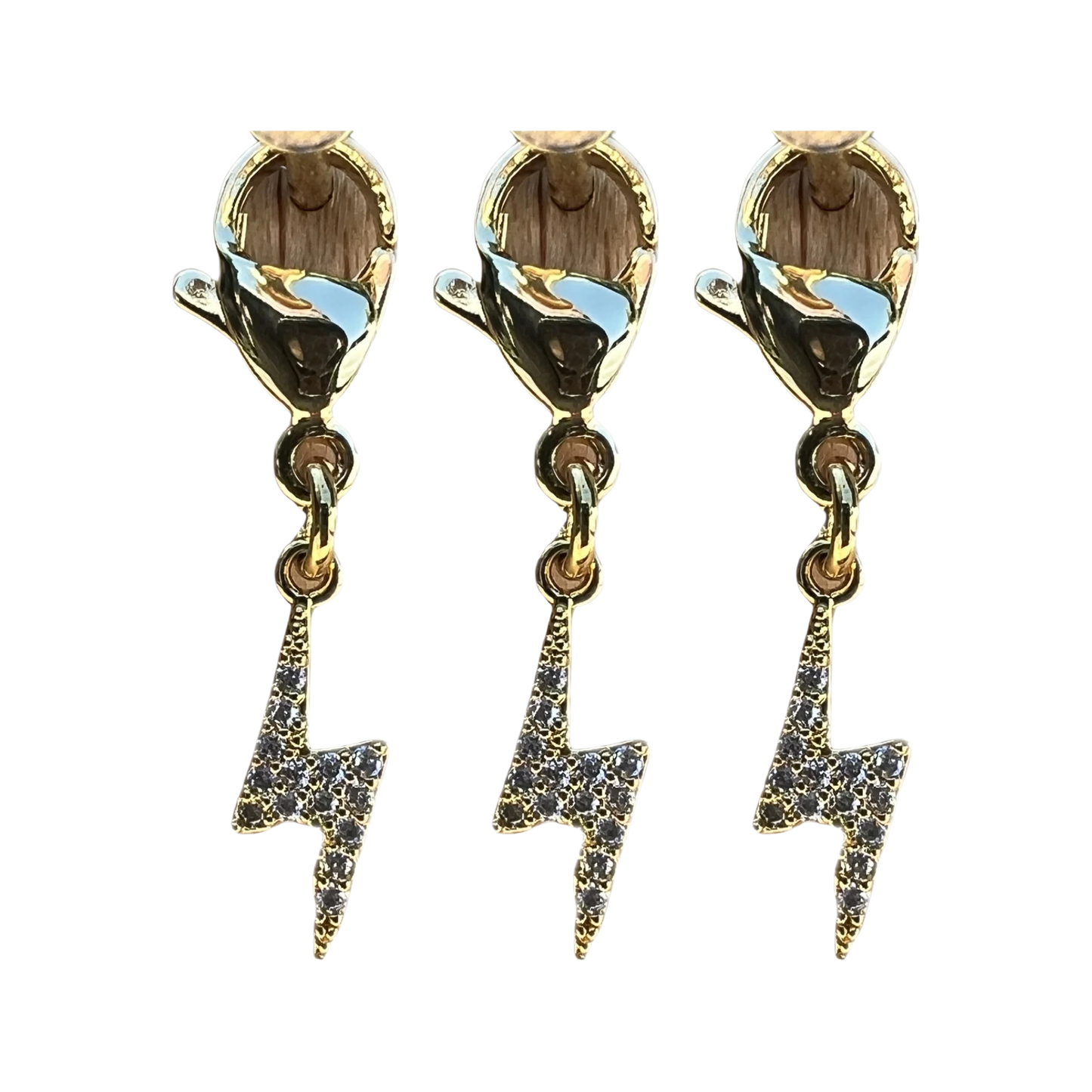Dubois Cheval Braiding Charm - Sparkly Lightening Bolt